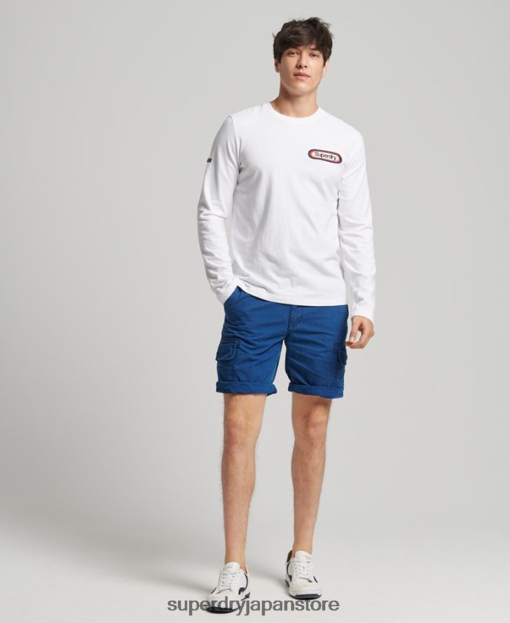 ヴィンテージコアロゴのシーズナルトップス 男性 Superdry 衣類 白 2J62PZ1530