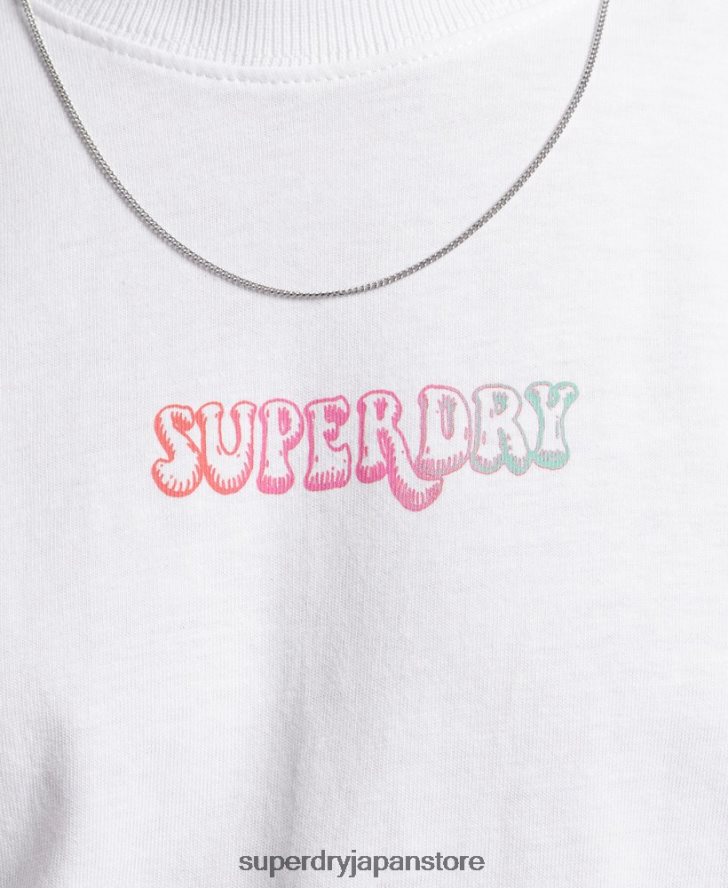 インザ ウッズ 長袖トップ 男性 Superdry 衣類 白 2J62PZ1537
