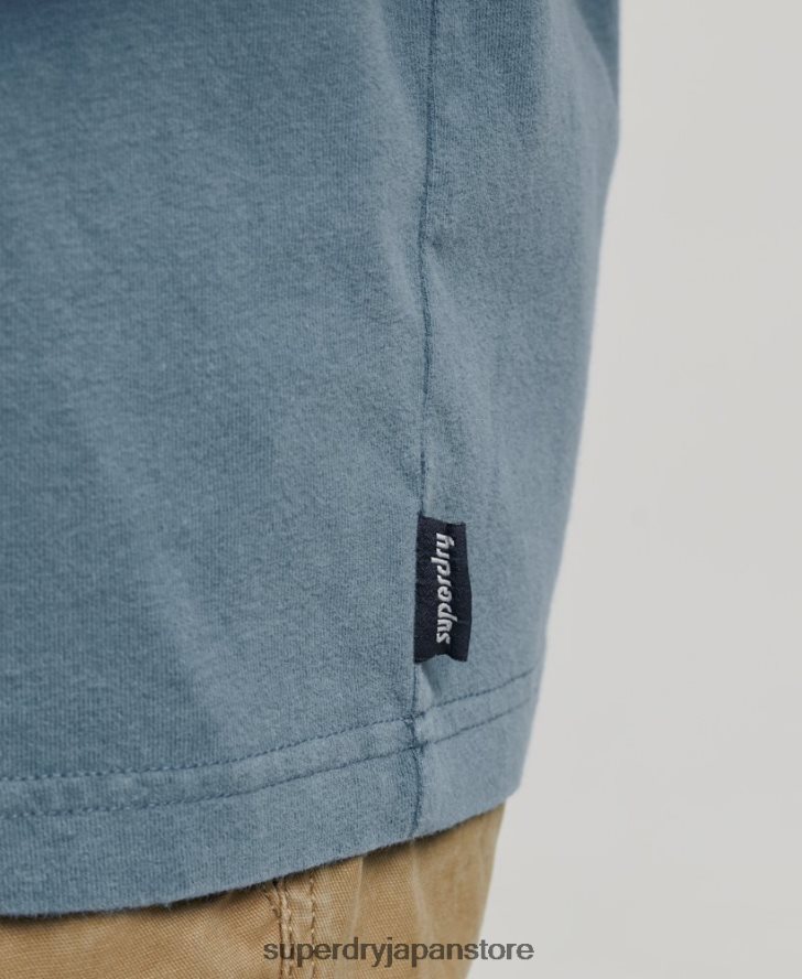 シェイパー＆メーカートップ 男性 Superdry 衣類 青 2J62PZ1545