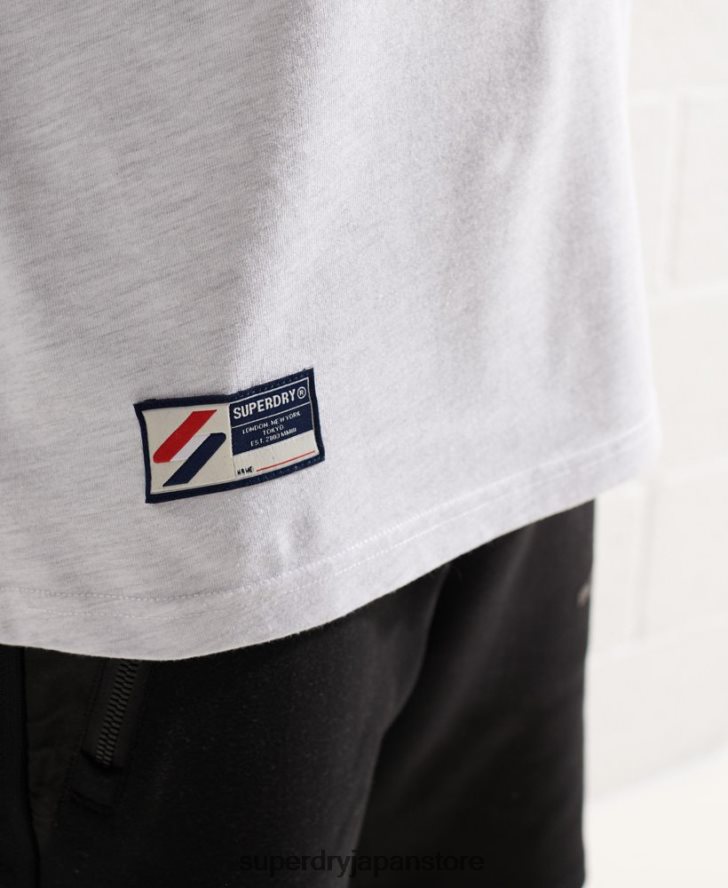 代表チームアーチ長袖トップ 男性 Superdry 衣類 ライトグレー 2J62PZ1551