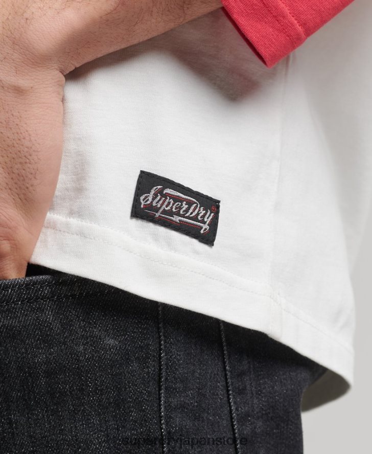 ヴィンテージサーフランチェロトップ 男性 Superdry 衣類 赤 2J62PZ1574