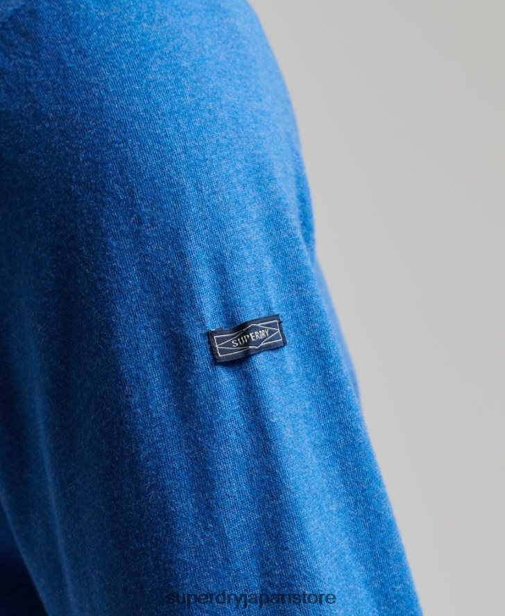 ヴィンテージコアロゴのシーズナルトップス 男性 Superdry 衣類 青 2J62PZ1575