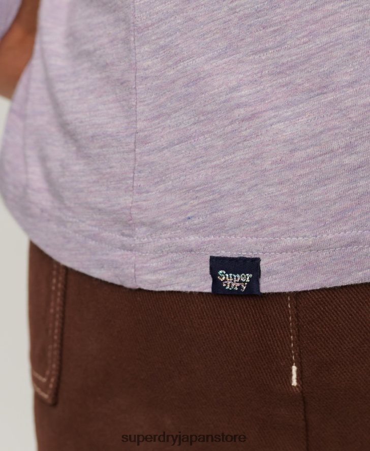 ヴィンテージノスタルジア長袖トップ 女性 Superdry 衣類 紫 2J62PZ2885