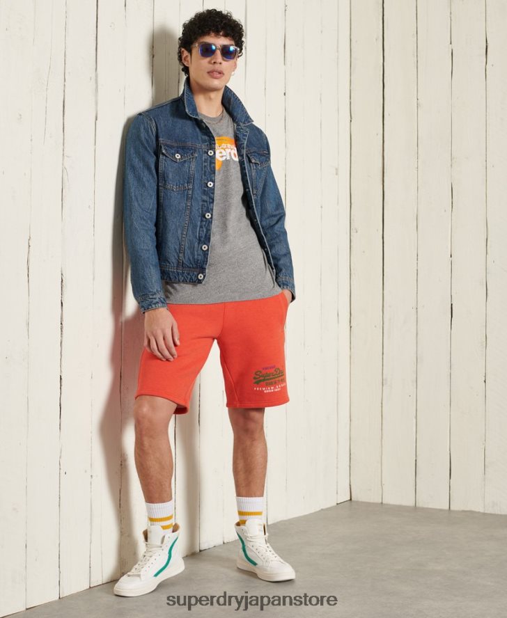 コアロゴカリ長袖トップ 男性 Superdry 衣類 グレー 2J62PZ6462