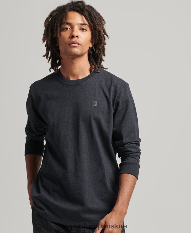 ハイテク長袖トップ 男性 Superdry 衣類 濃い灰色 2J62PZ6471