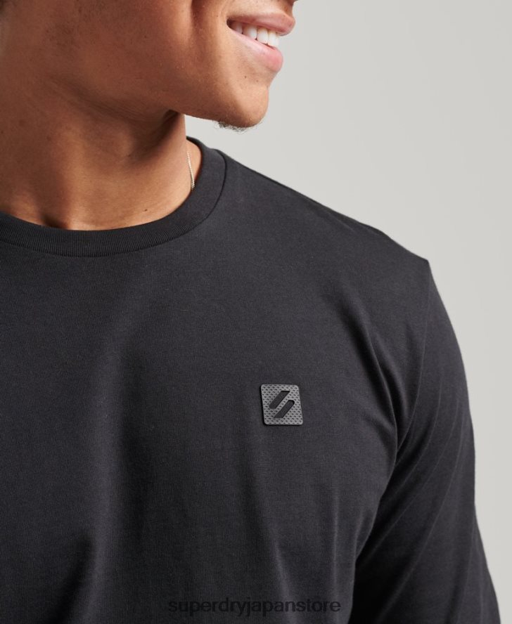 ハイテク長袖トップ 男性 Superdry 衣類 黒 2J62PZ6472
