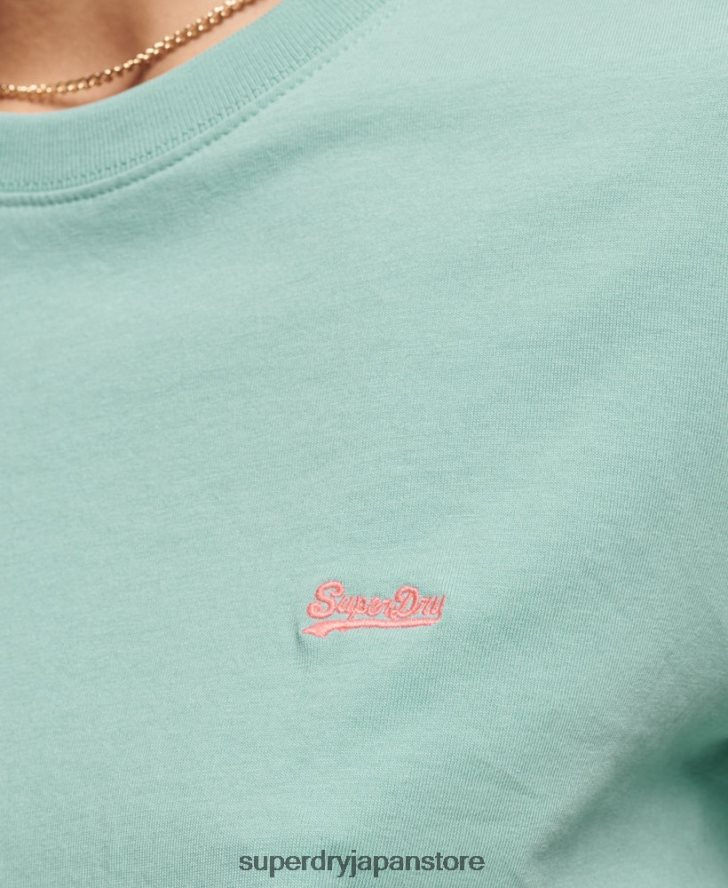 ヴィンテージロゴ刺繍Tシャツ 女性 Superdry 衣類 ライトブルー 2J62PZ2246