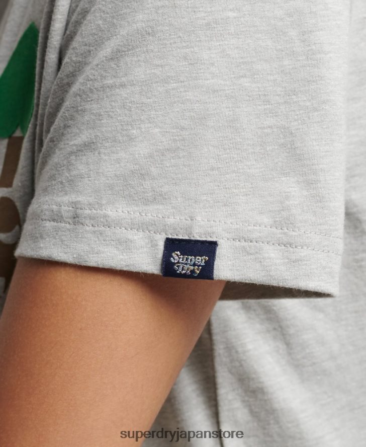 ヴィンテージノスタルジアTシャツ 女性 Superdry 衣類 グレー 2J62PZ2712