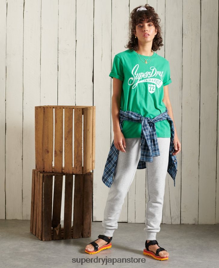 カレッジカリステートTシャツ 女性 Superdry 衣類 ターコイズ 2J62PZ2726