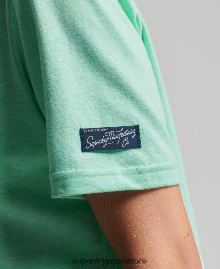 ヴィンテージ プライド イン クラフト T シャツ 女性 Superdry 衣類 緑 2J62PZ2758