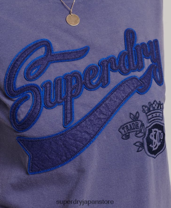 プライド＆クラフトTシャツ 女性 Superdry 衣類 濃紺 2J62PZ2764