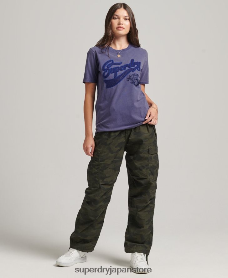 プライド＆クラフトTシャツ 女性 Superdry 衣類 濃紺 2J62PZ2764