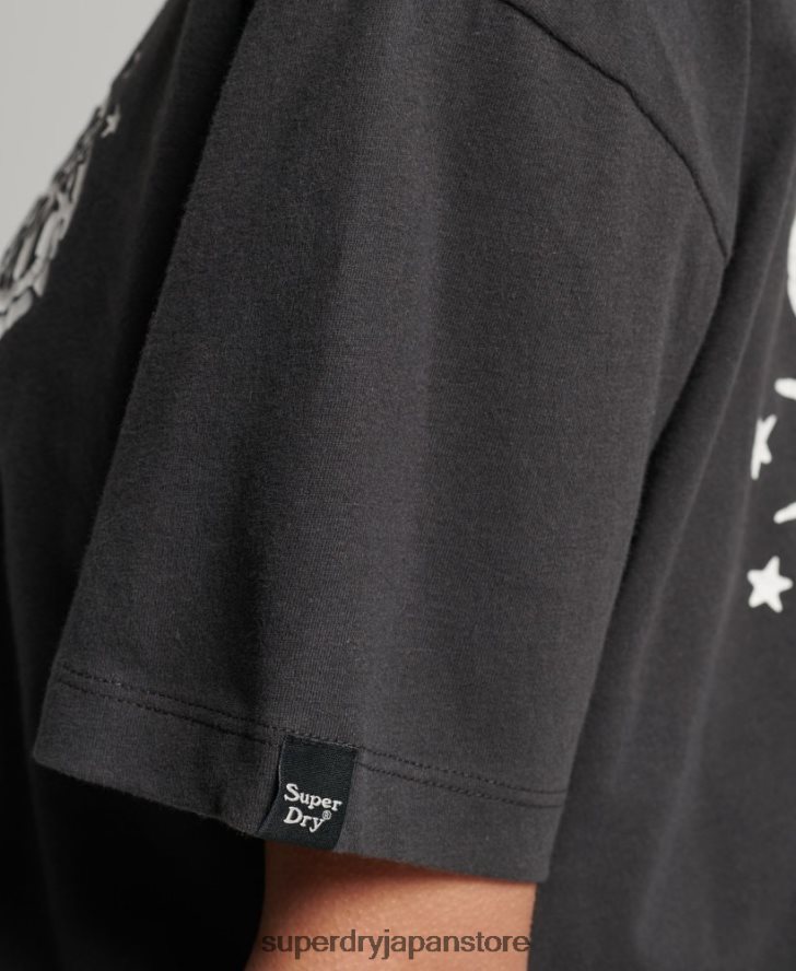 ヴィンテージ天体Tシャツ 女性 Superdry 衣類 茶色 2J62PZ2766