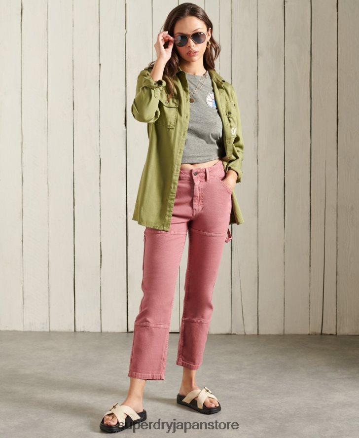 軍事ナラティブ Tシャツ 女性 Superdry 衣類 濃い灰色 2J62PZ2769