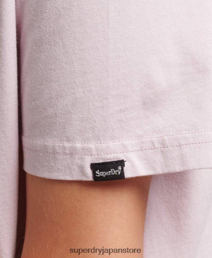 ボヘミアングラフィック Tシャツ 女性 Superdry 衣類 紫 2J62PZ2773