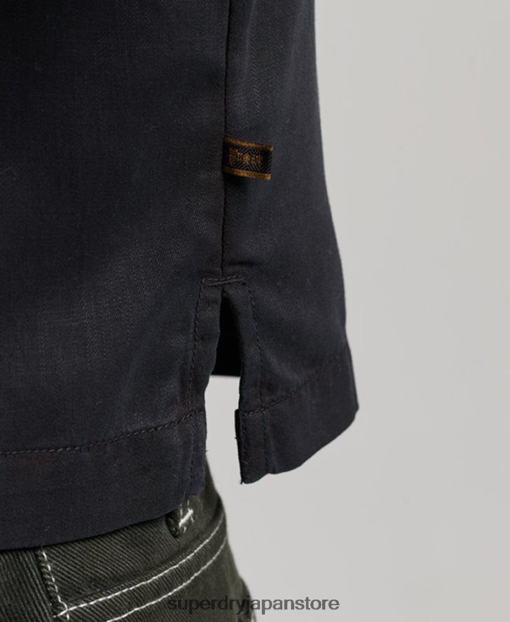テンセル織りTシャツ 女性 Superdry 衣類 黒 2J62PZ2774