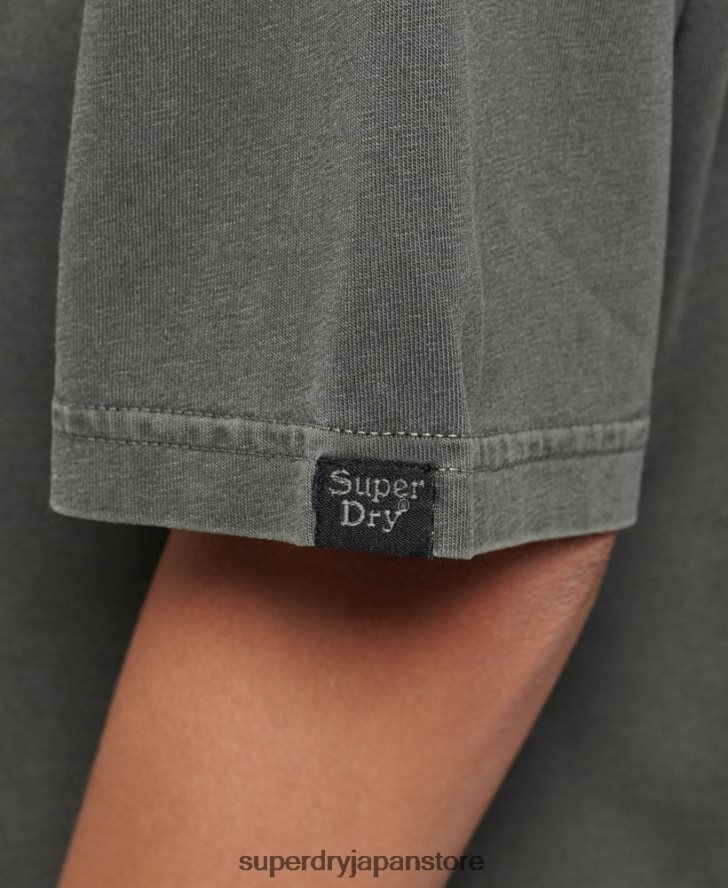 インディーマークTシャツ 女性 Superdry 衣類 緑 2J62PZ2790