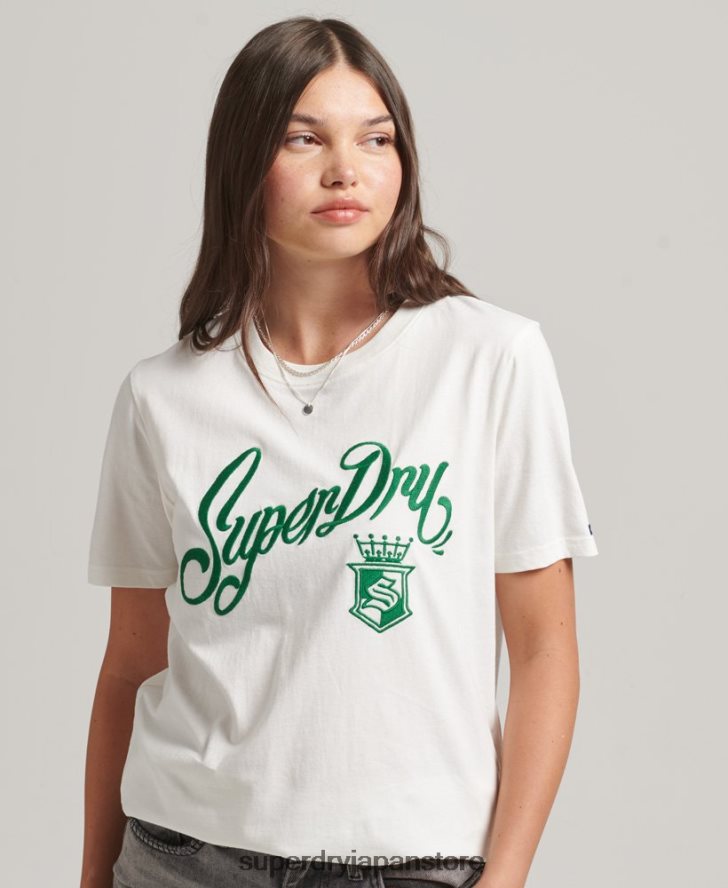 プライド＆クラフトTシャツ 女性 Superdry 衣類 白 2J62PZ2791