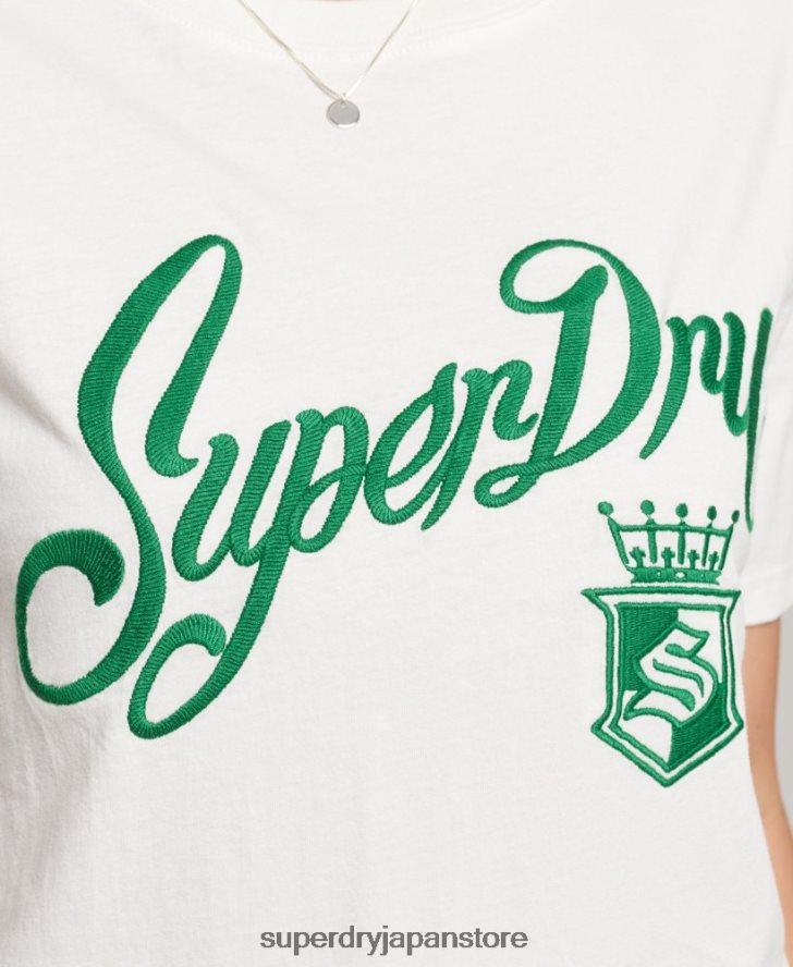 プライド＆クラフトTシャツ 女性 Superdry 衣類 白 2J62PZ2791