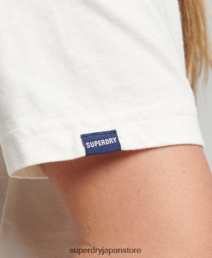 トレードタブTシャツ 女性 Superdry 衣類 白 2J62PZ2803