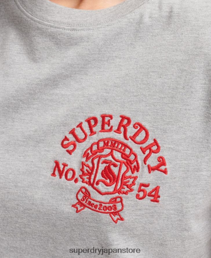 プライド＆クラフトTシャツ 女性 Superdry 衣類 グレー 2J62PZ2808