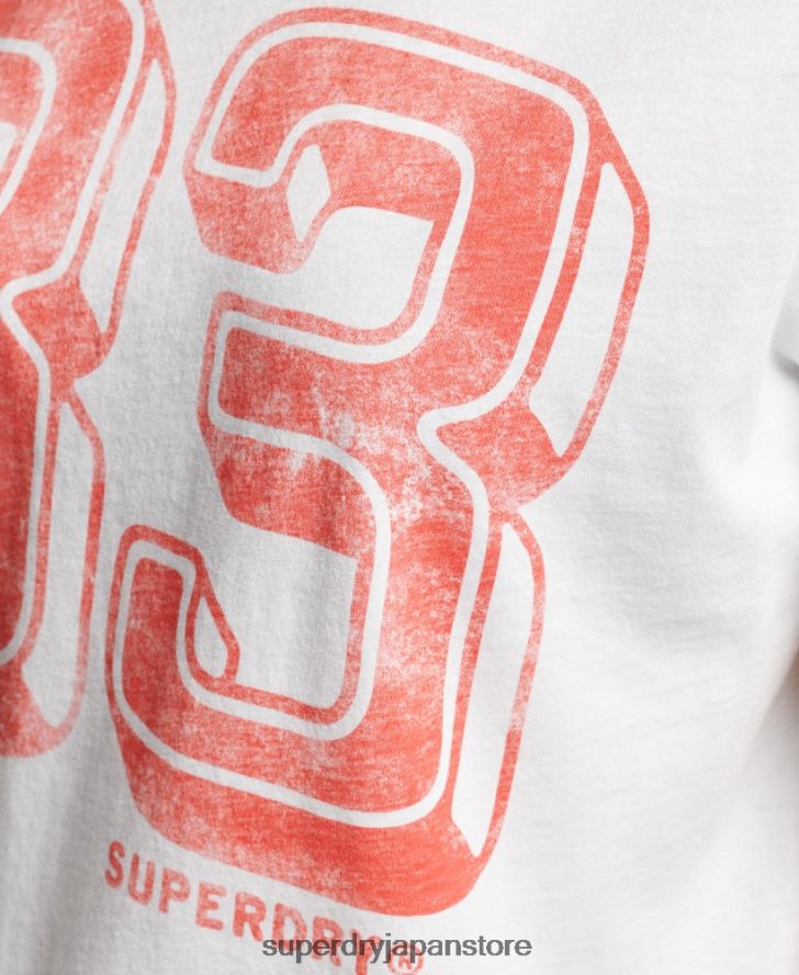 私の世代のヴィンテージ T シャツ 女性 Superdry 衣類 白 2J62PZ2845