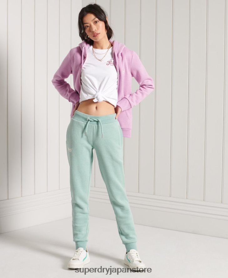 グリッタースパークルTシャツ 女性 Superdry 衣類 白 2J62PZ2861