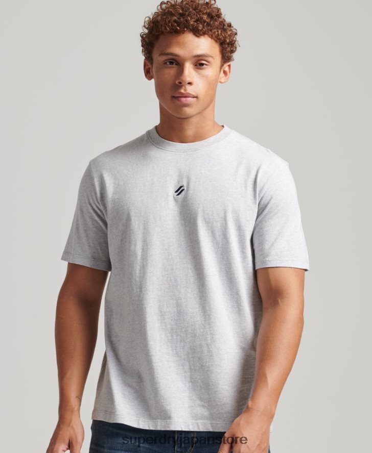エッセンシャルロゴ ルーズフィット Tシャツ 男性 Superdry 衣類 グレー 2J62PZ4839