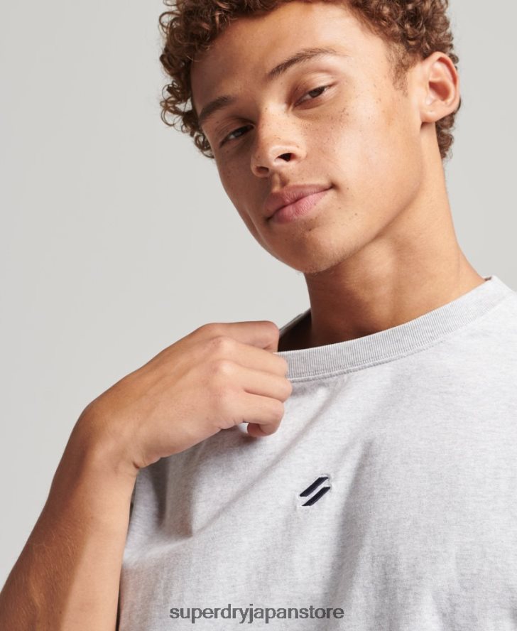 エッセンシャルロゴ ルーズフィット Tシャツ 男性 Superdry 衣類 グレー 2J62PZ4839