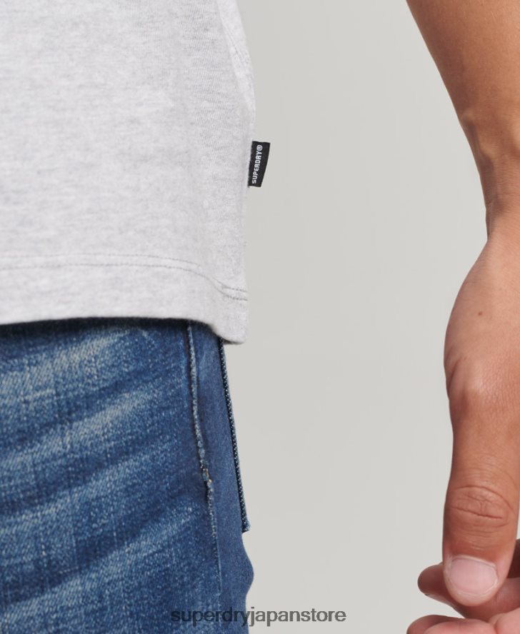 エッセンシャルロゴ ルーズフィット Tシャツ 男性 Superdry 衣類 グレー 2J62PZ4839