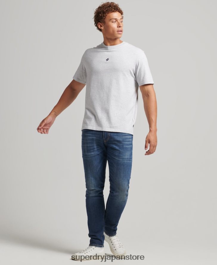 エッセンシャルロゴ ルーズフィット Tシャツ 男性 Superdry 衣類 グレー 2J62PZ4839