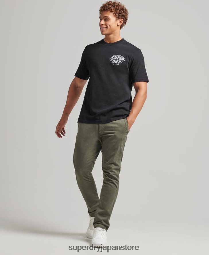 イントゥ・ザ・ウッズ グラフィック T シャツ 男性 Superdry 衣類 濃い灰色 2J62PZ4853