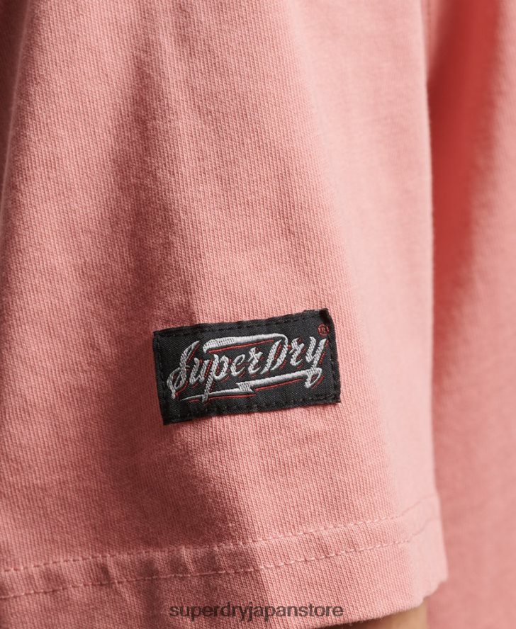 ヴィンテージサーファーランチェロTシャツ 男性 Superdry 衣類 ピンク 2J62PZ4854