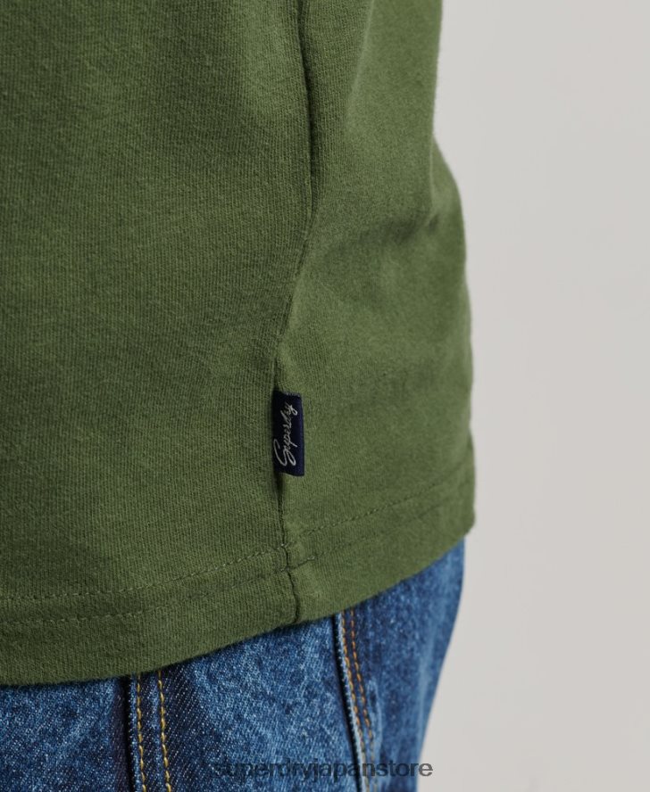 ヴィンテージサインライターTシャツ 男性 Superdry 衣類 グレー 2J62PZ4874