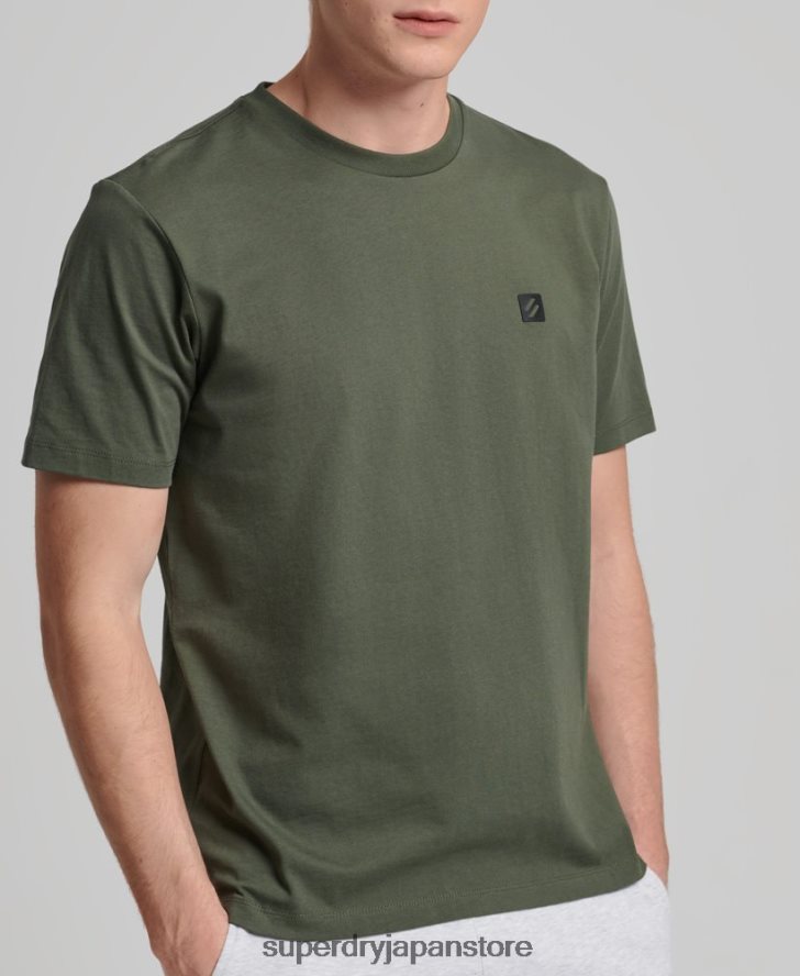 テックルーズTシャツ 男性 Superdry 衣類 カーキ 2J62PZ4881