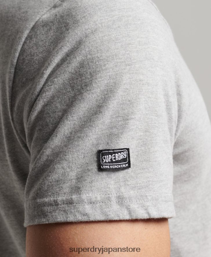 ヴィンテージカリTシャツ 男性 Superdry 衣類 グレー 2J62PZ4909