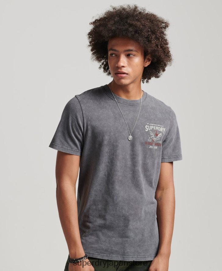 インディーズTシャツ 男性 Superdry 衣類 黒 2J62PZ4925