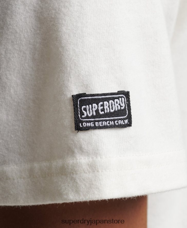 ヴィンテージカリTシャツ 男性 Superdry 衣類 白 2J62PZ4952