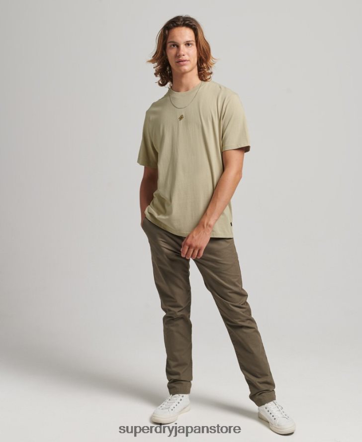 エッセンシャルロゴ ルーズフィット Tシャツ 男性 Superdry 衣類 ベージュ 2J62PZ4970