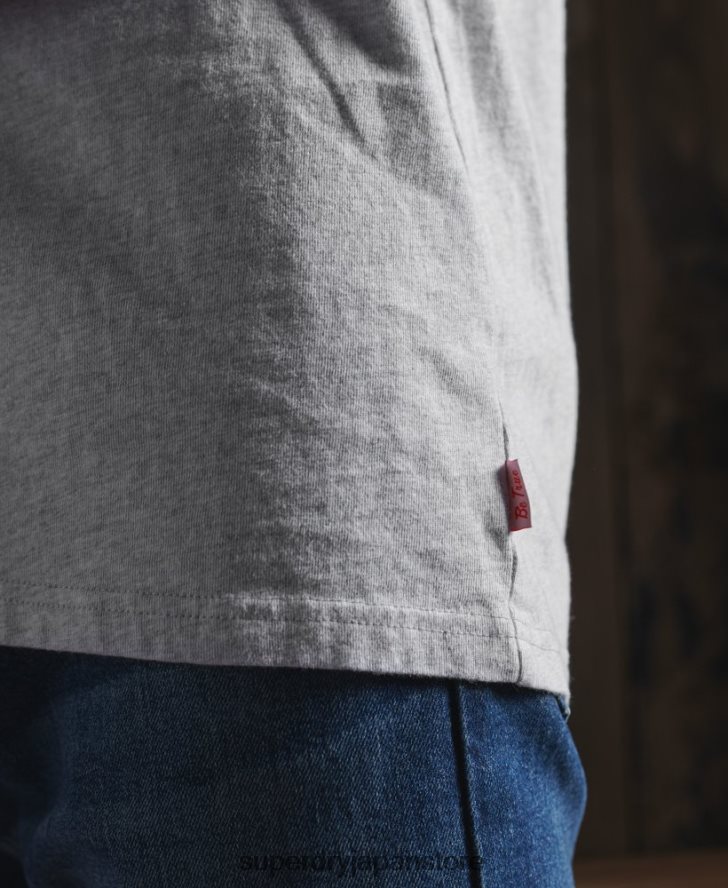 限定版ドライバーシティ T シャツ 男性 Superdry 衣類 グレー 2J62PZ4979