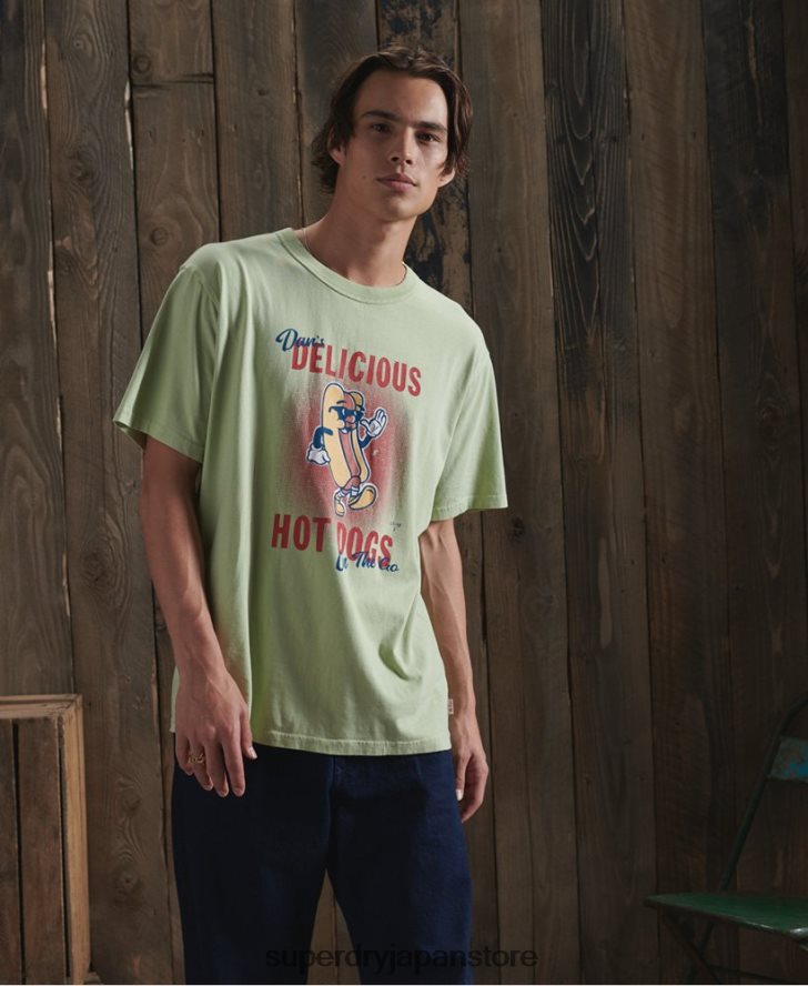 限定版ドライウィット T シャツ 男性 Superdry 衣類 白 2J62PZ4980