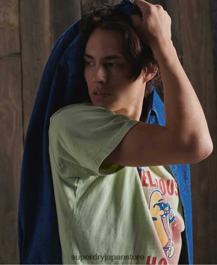 限定版ドライウィット T シャツ 男性 Superdry 衣類 白 2J62PZ4980