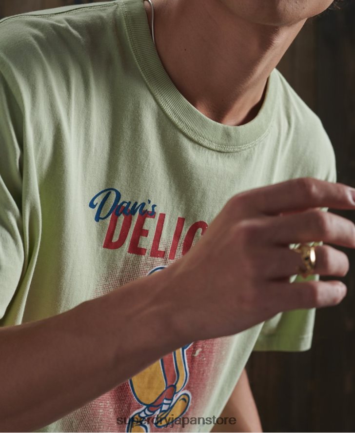 限定版ドライウィット T シャツ 男性 Superdry 衣類 白 2J62PZ4980