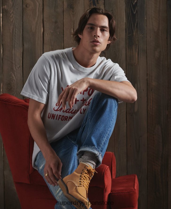 限定版ドライグラフィックTシャツ 男性 Superdry 衣類 ピンク 2J62PZ4984