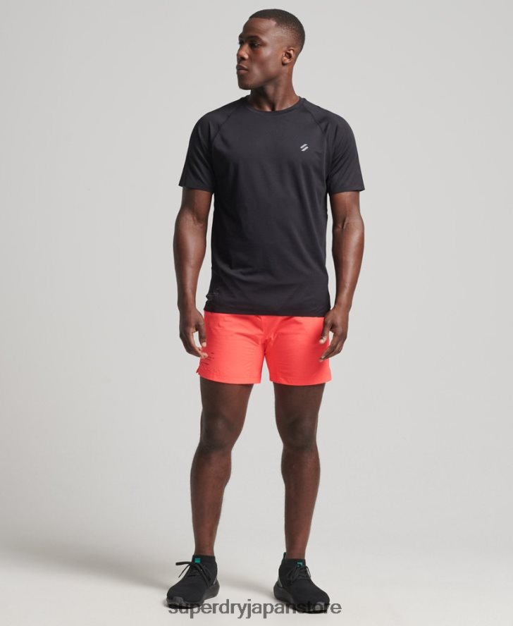 トレインプレミアム半袖Tシャツ 男性 Superdry 衣類 黒 2J62PZ5386