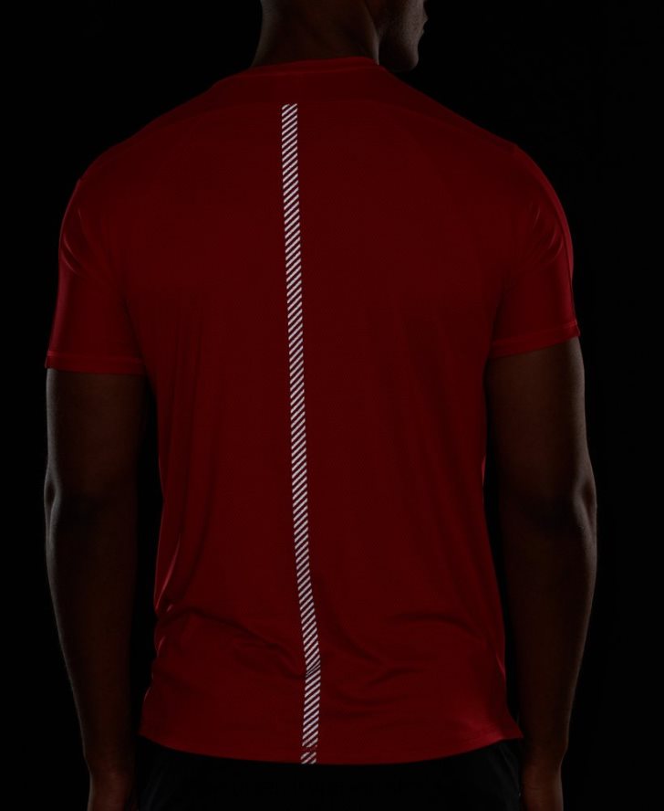 ランニング半袖Tシャツ 男性 Superdry 衣類 赤 2J62PZ5395