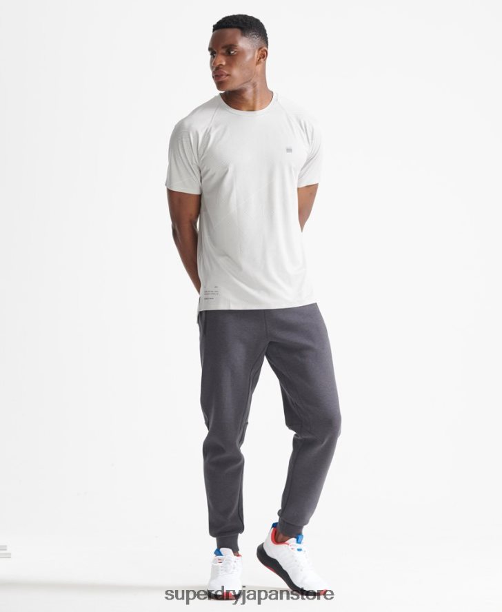 トレインプレミアム半袖Tシャツ 男性 Superdry 衣類 白 2J62PZ5407
