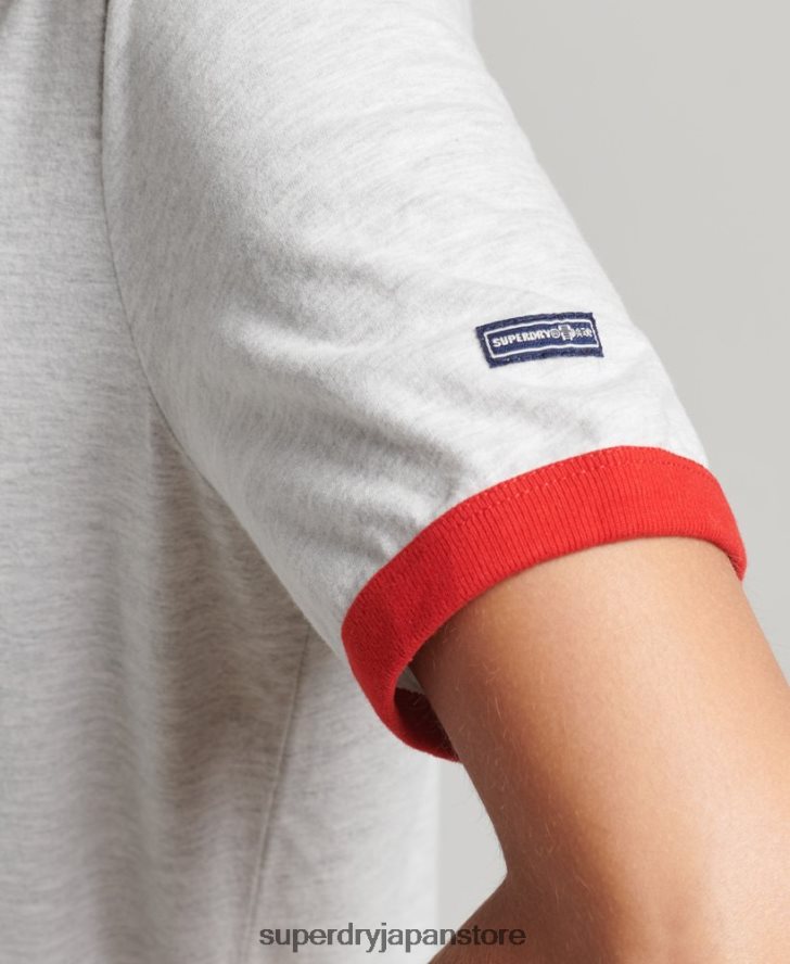 クーパーノスタルジアTシャツ 女性 Superdry 衣類 グレー 2J62PZ6209