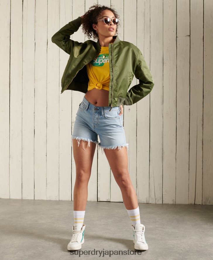 コアロゴカリTシャツ 女性 Superdry 衣類 黄色 2J62PZ6263
