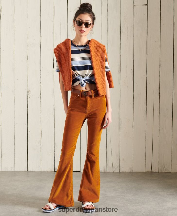 カリサーフクラシックTシャツ 女性 Superdry 衣類 青 2J62PZ6270
